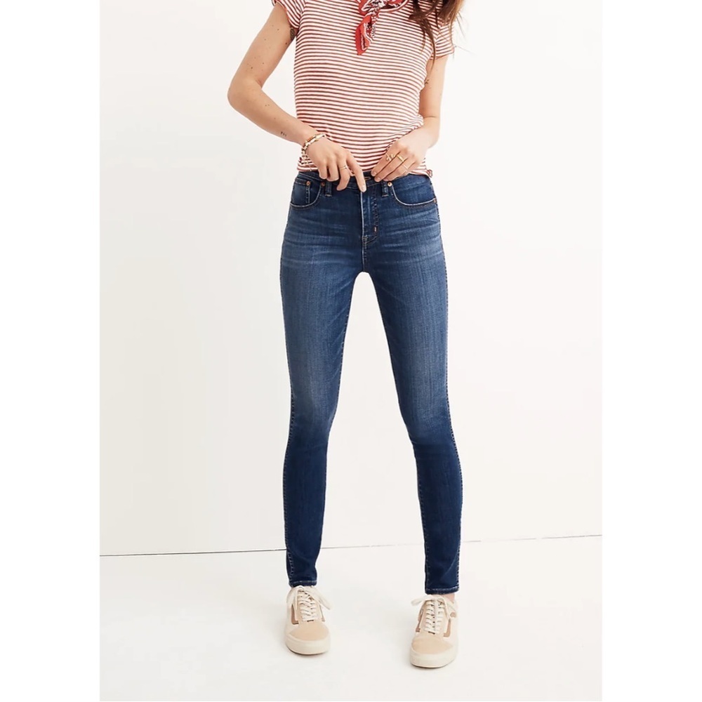 Madewell 10" High Rise Skinny Jeans Size 27T